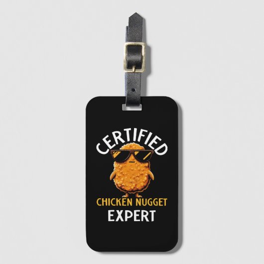 Gecertificeerd Kipnugget Expert Bagagelabel (Voorkant (verticaal))