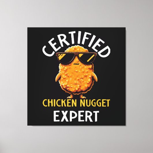 Gecertificeerd Kipnugget Expert Canvas Afdruk (Voorkant)