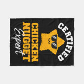 Gecertificeerd Kipnugget Expert - Grappige Kindere Fleece Deken (Voorkant (Horizontaal))