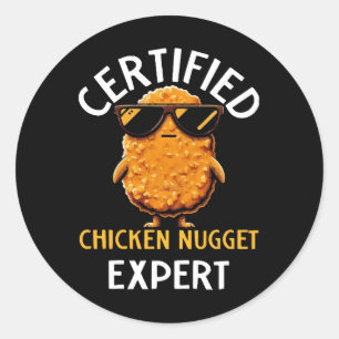 Gecertificeerd Kipnugget Expert Ronde Sticker