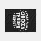 Gecertificeerd Kippen Tender Expert - Fleece Deken (Voorkant (Horizontaal))