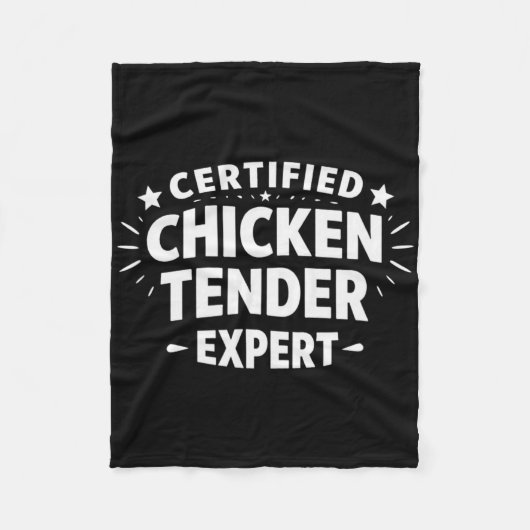Gecertificeerd Kippen Tender Expert - Fleece Deken (Voorkant)