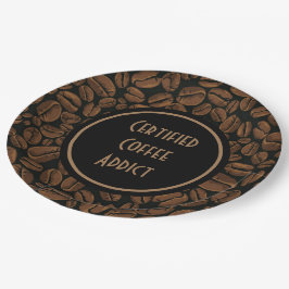 Gecertificeerd koffie-advies papieren bordje