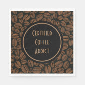 Gecertificeerd koffie-advies servet (Voorkant)