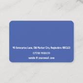 Gecertificeerd Landmeter QR Code Moderne Sjabloon Visitekaartje (Achterkant)