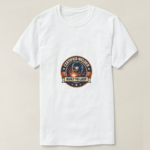 Gecertificeerd Lasser Gebouwd Om Te Duren Vintage  T-shirt