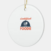 gecertificeerd levensmiddel keramisch ornament (Links)