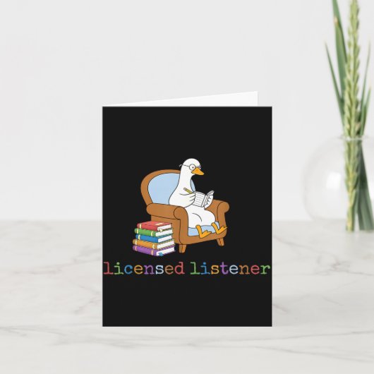 Gecertificeerd luisterend ganzenadviseur afstudere kaart (Voorkant)