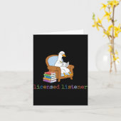 Gecertificeerd luisterend ganzenadviseur afstudere kaart (Gele Bloem)