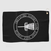 Gecertificeerd mandje Hoesje Golf Junkie Golf Towe Golfhanddoek (Horizontaal)