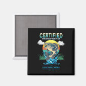 Gecertificeerd Master Baiter Funny Vist Magneet (Voorkant / Achterkant)