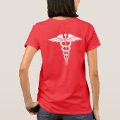 gecertificeerd medisch beroep t-shirt (Achterkant)