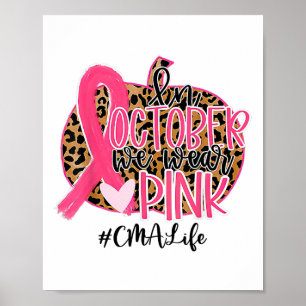 Gecertificeerd Medisch Instant In Oktober Draag Wi Poster