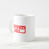 Gecertificeerd Meh Stamp Koffiemok (Voorkant links)