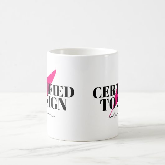 Gecertificeerd om Mok te ondertekenen (Center)