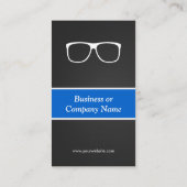 Gecertificeerd optometrist optisch, innovatief visitekaartje (Achterkant)