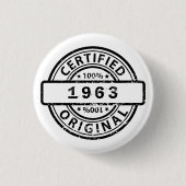 Gecertificeerd origineel aanpasbaar ronde button 3,2 cm (Voorkant)
