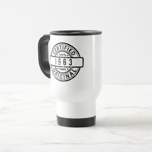 Gecertificeerd origineel reisbeker (Voorkant links)