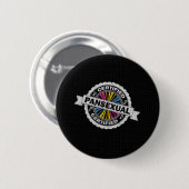 Gecertificeerd pansexual Pride-zegel van goedkeuri Ronde Button 5,7 Cm (Voorkant /achterkant)