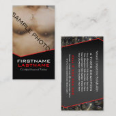 Gecertificeerd Personal Trainer Sjabloon Visitekaa Visitekaartje (Voorkant / Achterkant)