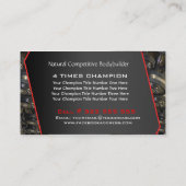 Gecertificeerd Personal Trainer Sjabloon Visitekaa Visitekaartje (Achterkant)