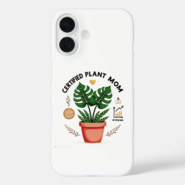 Gecertificeerd Plant Mom & CEO" iPhone 16 Hoesje
