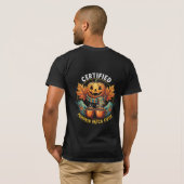 Gecertificeerd Pompoenveld Knuffel Cozy Herfst Hal T-shirt (Achterkant volledig)