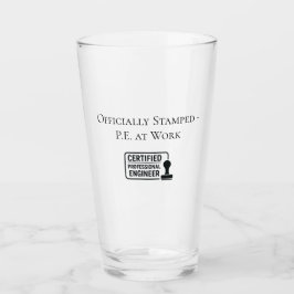 Gecertificeerd professioneel ingenieur Gelukwensen Glas