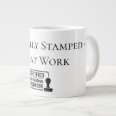 Gecertificeerd professioneel ingenieur grote koffiekop (Voorkant rechts)