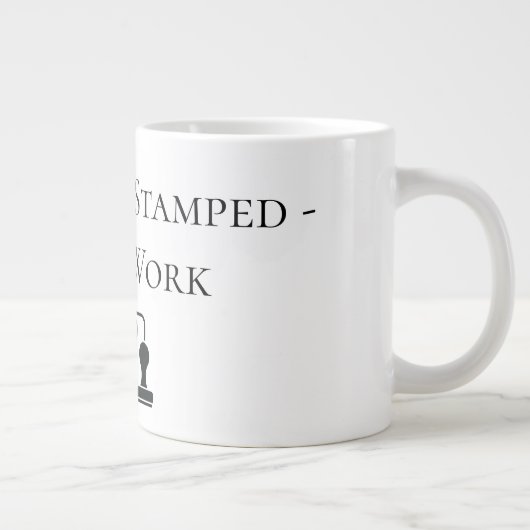 Gecertificeerd professioneel ingenieur grote koffiekop (Rechts)