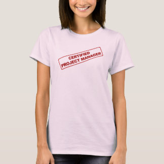 Gecertificeerd projectmanager VrouwenShirt T-shirt