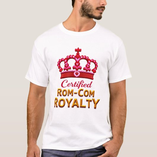 Gecertificeerd ROM-Com Royalty-vrij - Romantische T-shirt (Voorkant)