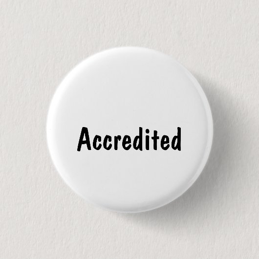 Gecertificeerd Ronde Button 3,2 Cm (Voorkant)