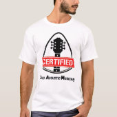 Gecertificeerd SAM Headstock Gitaar Pick T-shirt (Voorkant)