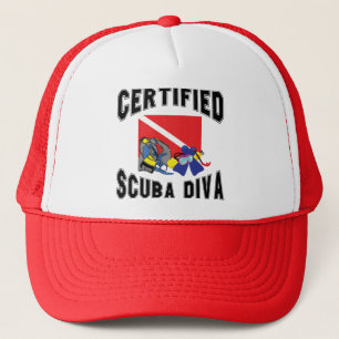 Gecertificeerd SCUBA Diva Trucker Pet