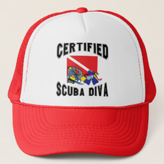 Gecertificeerd SCUBA Diva Trucker Pet