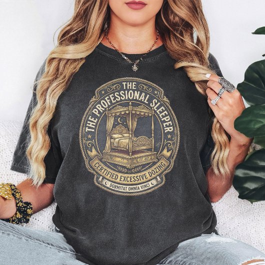 Gecertificeerd Slaapembleem voor Professionals T-shirt