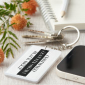 Gecertificeerd Sleutelhanger met zes Sigma Black B (Voorkant Rechts)