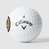 Gecertificeerd Smartass Goud Golfballen (Logo)