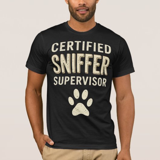 Gecertificeerd Sniffer Supervisor T-shirt (Voorkant)