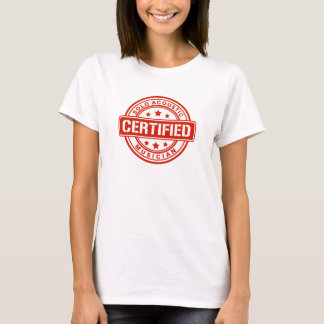 Gecertificeerd solo akoestische muzikant Embleem T T-shirt