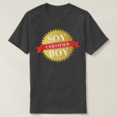 GECERTIFICEERD SOY BOY Funny Simp T-shirt (Design voorkant)