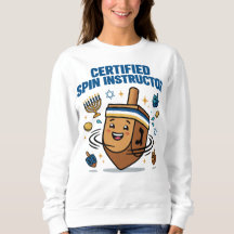 Gecertificeerd Spin-instructeur Hanukkah-trui