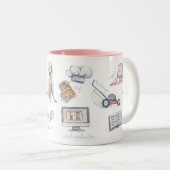 Gecertificeerd startsein voor Mok voor sociale ver (Voorkant rechts)