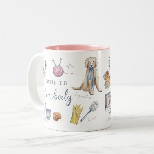 Gecertificeerd startsein voor Mok voor sociale ver (Voorkant links)