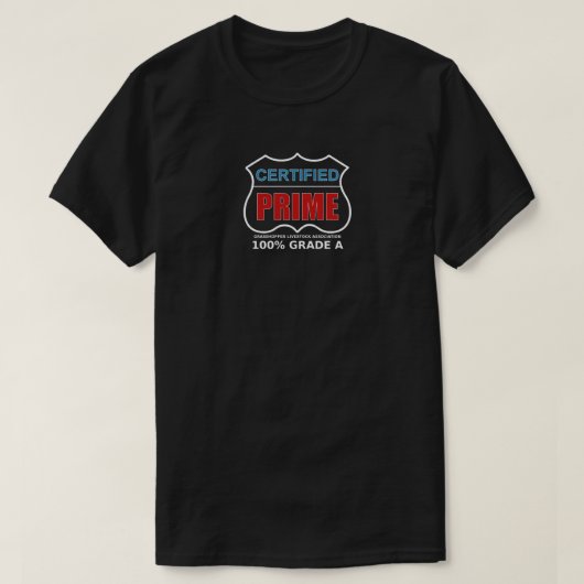 Gecertificeerd T-shirt met primaire T-shirt (Design voorkant)