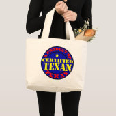 GECERTIFICEERD TEXAANS GROTE TOTE BAG (Voorkant (product))