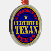 GECERTIFICEERD TEXAANS METALEN ORNAMENT (Rechts)