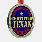 GECERTIFICEERD TEXAANS METALEN ORNAMENT (Rechts)