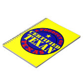 GECERTIFICEERD TEXAANS NOTITIEBOEK (Linkerzijde)